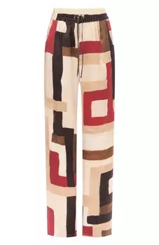 Атласные брюки Kiton