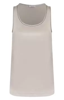 Атласный топ Brunello Cucinelli