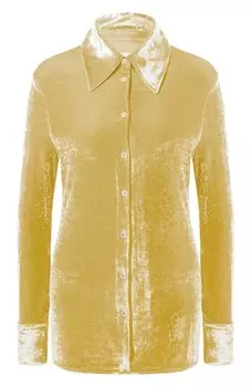 Бархатная рубашка Jil Sander