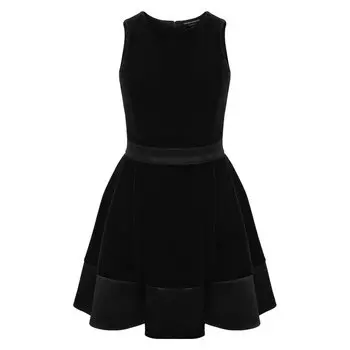 Бархатное платье Emporio Armani