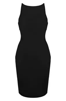 Бархатное платье Emporio Armani