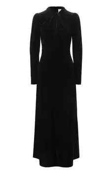 Бархатное платье Ganni