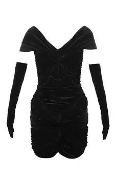 Бархатное платье Jacob Lee