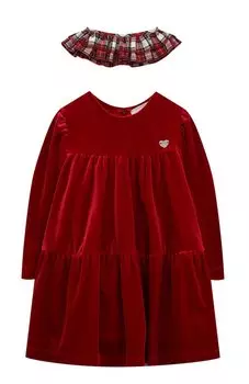 Бархатное платье Monnalisa