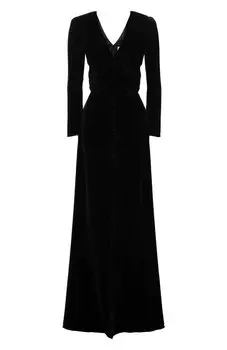 Бархатное платье Saloni