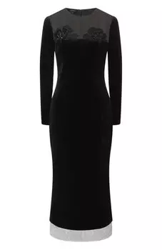 Бархатное платье YANINA