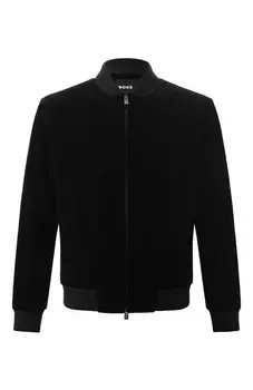 Бархатный бомбер BOSS