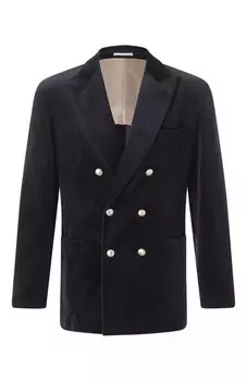 Бархатный пиджак Brunello Cucinelli