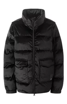 Бархатный пуховик EA7