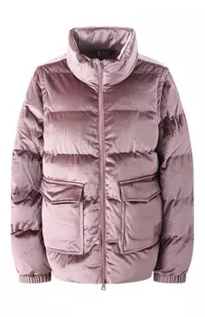 Бархатный пуховик EA7