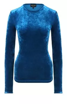 Бархатный пуловер Giorgio Armani