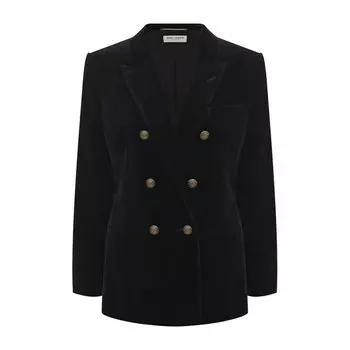Бархатный жакет Saint Laurent