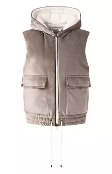 Бархатный жилет Brunello Cucinelli