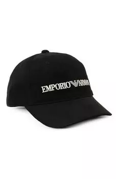Вельветовая бейсболка Emporio Armani