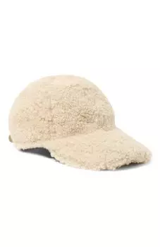 Меховая бейсболка из овчины Simonetta Ravizza