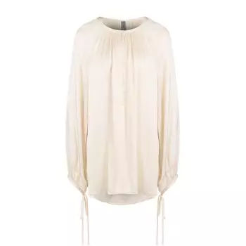 Блуза свободного кроя с круглым вырезом Raquel Allegra