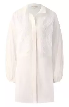 Блузка из хлопка и шелка Lila Eugenie