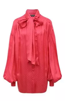 Блузка из шелка и вискозы Balmain