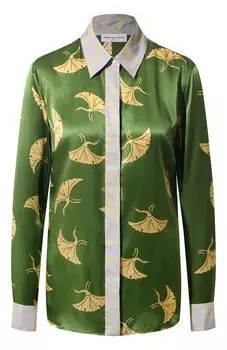 Блузка из шелка и вискозы Dries Van Noten