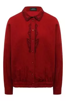 Блузка из шерсти и хлопка Akhmadullina