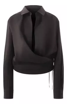 Блузка из шерсти и шелка Valentino