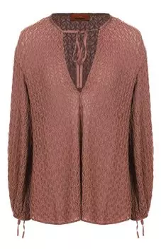 Блузка из шерсти и вискозы Missoni