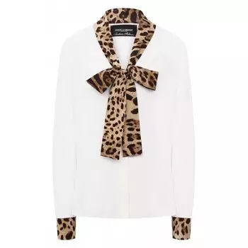 Блузка из вискозы и шелка Dolce &amp; Gabbana