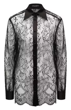 Блузка из вискозы и шелка Dolce & Gabbana