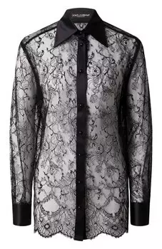 Блузка из вискозы и шелка Dolce & Gabbana