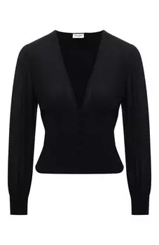 Блузка из вискозы Saint Laurent