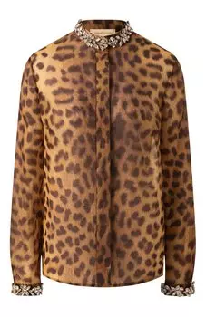 Блузка изо льна и шелка Zimmermann