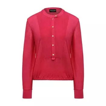 Блузка изо льна и вискозы Giorgio Armani