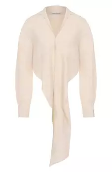 Блузка изо льна и вискозы HINNOMINATE