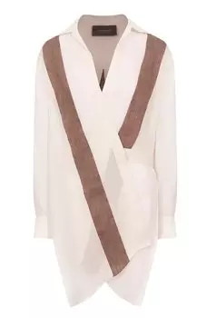 Блузка изо льна и вискозы Lorena Antoniazzi