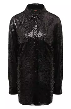 Блузка с отделкой пайетками BOSS Orange