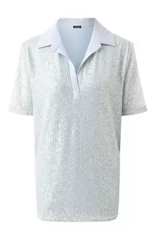Блузка с отделкой пайетками Kiton