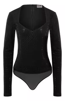 Боди с отделкой стразами Blugirl