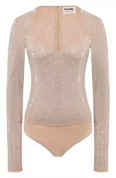Боди с отделкой стразами Blugirl