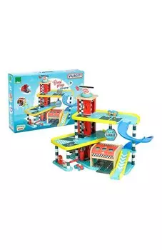 Большой гараж с машинками Vilac