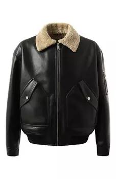 Бомбер из экокожи Nanushka