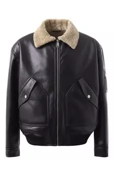 Бомбер из экокожи Nanushka