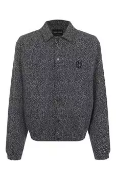 Бомбер из хлопка и кашемира Giorgio Armani