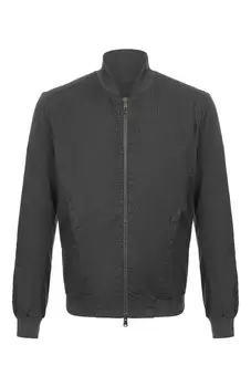 Бомбер из хлопка и льна Transit