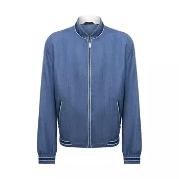 Бомбер из шелка и кашемира Zilli