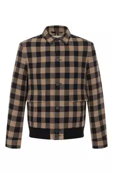 Бомбер из шерсти и хлопка Paul&Shark