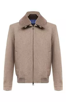 Бомбер из шерсти и кашемира Andrea Campagna