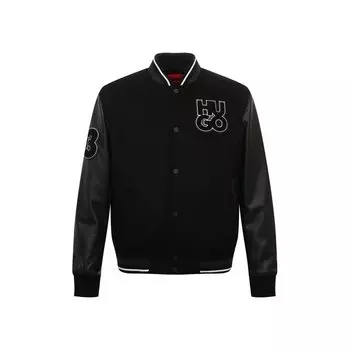 Бомбер из шерсти и кашемира HUGO