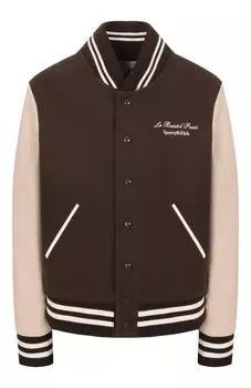 Бомбер из шерсти и кашемира Sporty & Rich x Le Bristol Paris Sporty and Rich