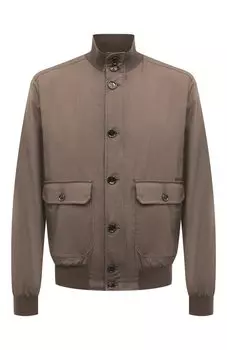 Бомбер из шерсти и шелка Carlos-GO Moorer
