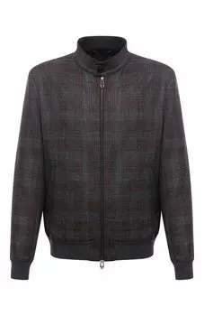 Бомбер из шерсти и шелка MVST